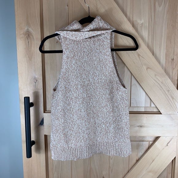 Madewell Marled Sleeveless Turtleneck Sweater - Picture 4 of 4